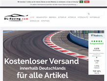 Tablet Screenshot of dl-racing.com